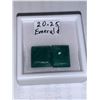 Image 2 : Emerald Solitaire Cut Stones LOT of 3 Total Weight 25.35 Carats