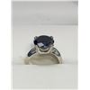 Image 1 : Batural Black Diamond Ring 5.50 Carats Fancy Black grade AAA $4150 Retail Replacement with certifica