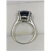 Image 4 : Batural Black Diamond Ring 5.80 Carats Fancy Black grade AAA $4360 Retail Replacement with certifica