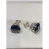 Image 4 : Natural Black Diamond Solitaire earrings 8.12 Carats Fancy Black grade AAA $6010.00 Retail Replaceme