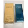 Image 1 : Calvin Klein Escape 50ml & Davidoff Cool Waters 30ml New Sealed Eau de Toilet LOT of 2