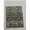 Image 3 : Valcambi Suisse .999 Pure Silver 1 Gram Wafer Bar - LOT of 4