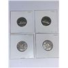 Image 1 : Canada Vintage Set of 4 Nickles - 1960-1963