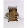 Image 3 : Natural Smokey Quartz Emerald cut 18.38 Carat Solitaire on .925 Silver Appraised $1300.00