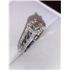 Image 2 : Natural Diamond 1.0 Carat Brilliant cut VS Canary Solitaire 14K Gold Ring Appraised $13,500.00
