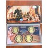 Image 1 : USA Mint Issued - First 4 presidents of the USA Presidential Proof Coin Set of 4: Washington, Jeffer