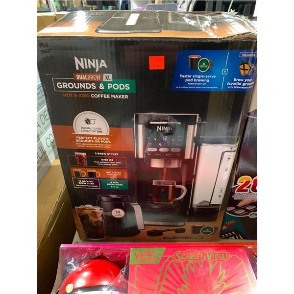 Ninja Dual Brew XL Grounds & Pods Hot & Iced Coffee Maker