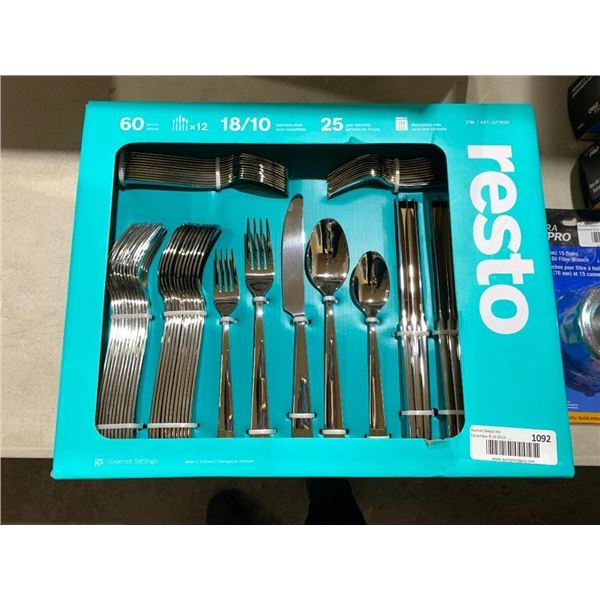 Resto GS Gourmet Settings 60 pc Flatware