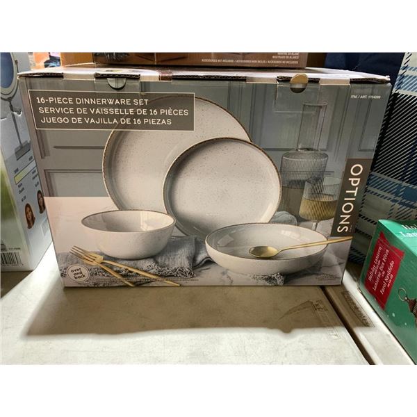Options 16 Pc Dinnerware Set