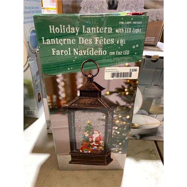 Holiday Lantern w/ LED Light
