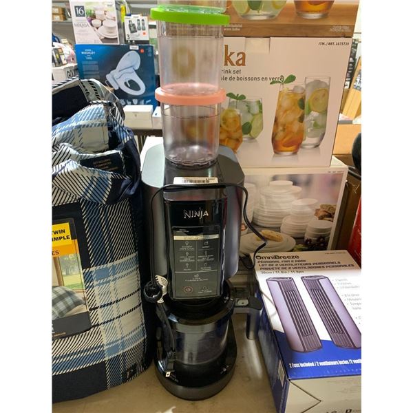 Ninja NC301 CREAMi Ice Cream Maker, for Gelato, Mix-ins, Milkshakes, Sorbet, Smoothie, 7 One-Touch P