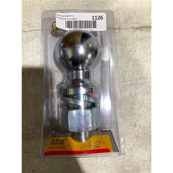 Ultra Craft 2 5/16 po.Trailer Ball