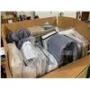 Image 3 : Lot of bedroom home linens, whole box