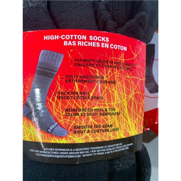 Holmes high ankle thermal socks fits size 7-12