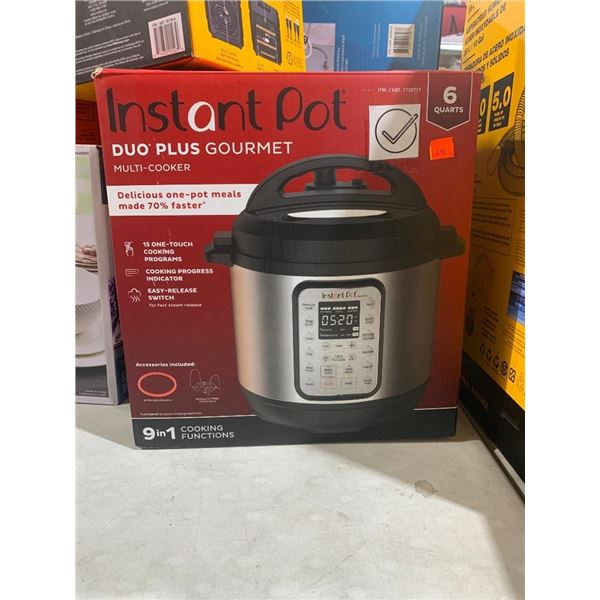 Instant pot duo plus pressure cooker