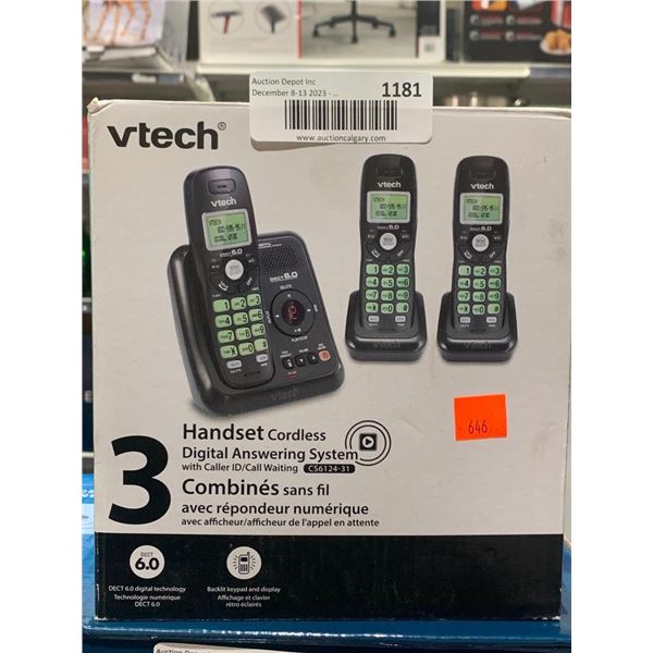 Vtech cordless phones, set of 3