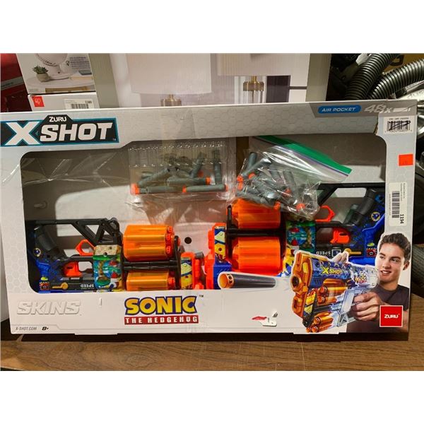 Zuru Xshot Sonic the hedgehog foam dart guns, set of 2