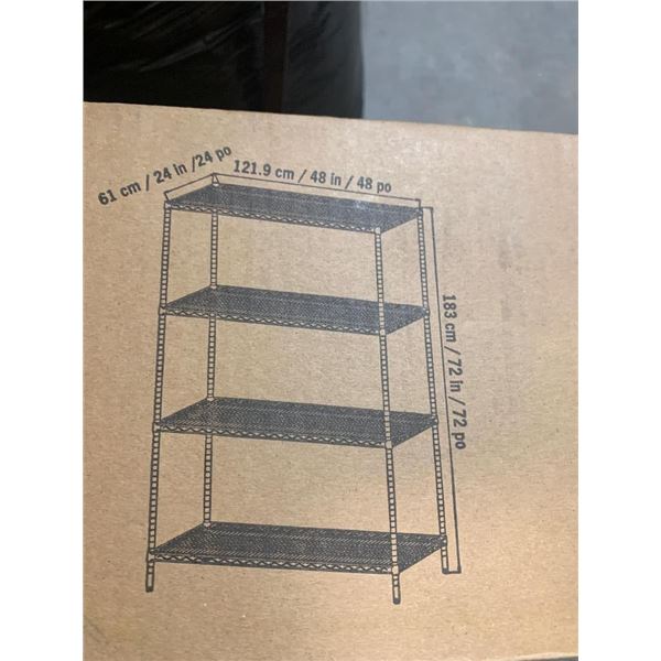 Trinity multi level shelving unit 24"x48"x72"