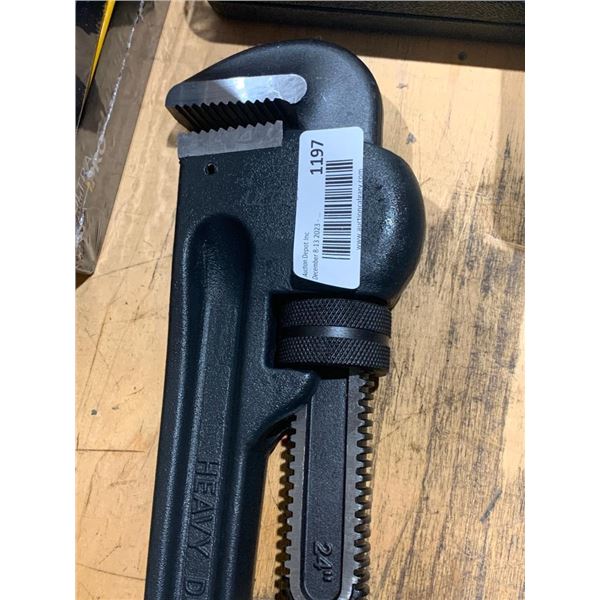 NAPA ultra pro 24" steel pipe wrench