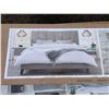Image 1 : NEW IN BOX Upholstered queen size bed frame