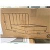 Image 3 : NEW IN BOX Upholstered queen size bed frame