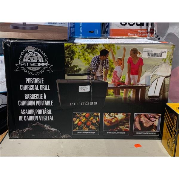 Pit Boss portable charcoal barbecue grill