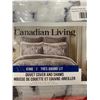 Image 2 : Canadian living 3 piece king size duvet set