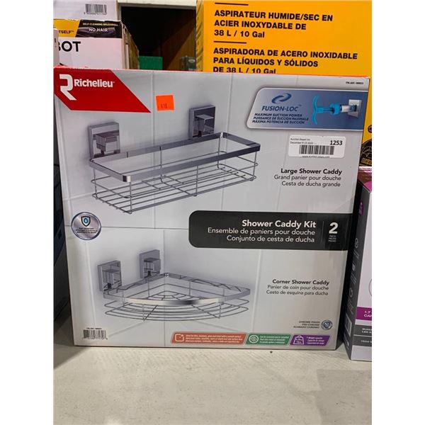 Richelieu 2 piece shower caddy kit