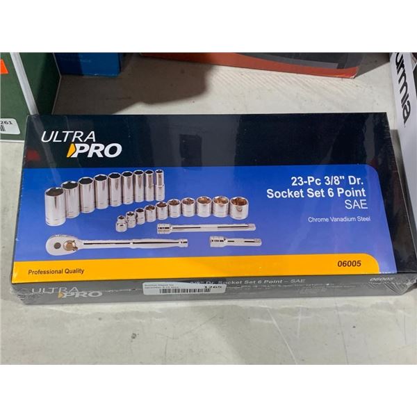 NAPA ultra pro 23 piece 6 point socket set