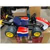 Image 1 : Super Mario Kart Deluxe Kids Ride On 24V Battery Powered Electric Vehicle Toy