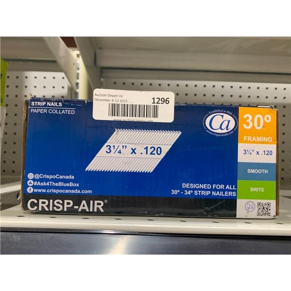 Crisp Air Strip Nails 3 1/4" x .120 Smooth Brite