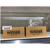 Image 1 : Weiser Elements Dummy Kim Satin Chrome Lot of 2