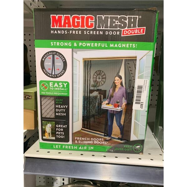 Magic Mesh Hands Free Screen Door Double