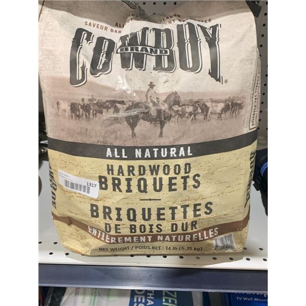 Cowboy Brand Oak & Hickory Hardwood Lump Charcoal 18lb