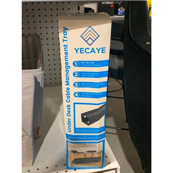 Yecaye Under Desk Cable Management Tray2 x 15.7"