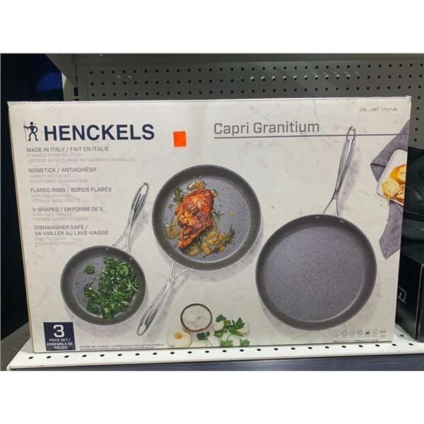 Henckels Capri Granitium Non Stick Cookware3pc Set