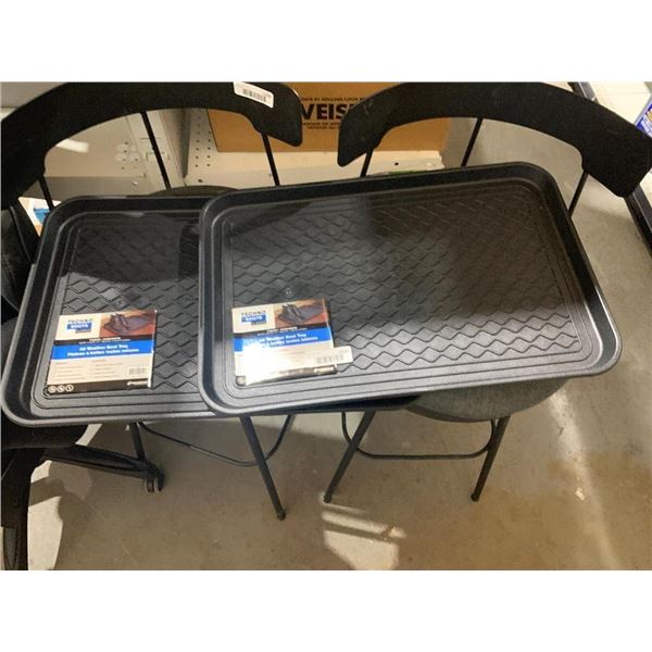 Lot of 2 Techo Boots Trays