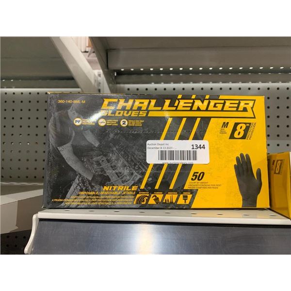 Challanger Gloves Nitrile Size Medium 50 Count