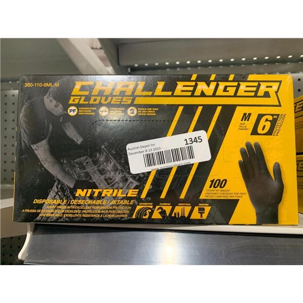 Challanger Gloves Nitrile Size Medium 50 Count