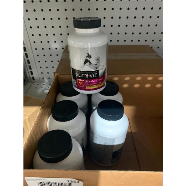 Nutri+Vet Bladder Control Chewables for Dogs 90tablets x6 bottles