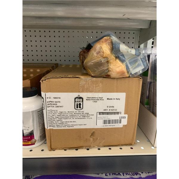 Dog It Charcuterie Prosciutto Bone Large Lot of 6
