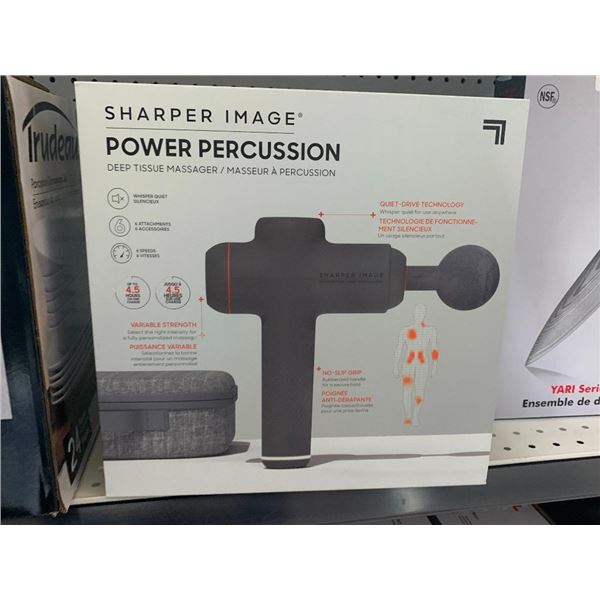 Sharper image power percussion massage gun