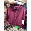 Image 3 : FWD Womans Pull Over Burgundy Hoodie Size Medium