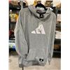 Image 1 : Adidas Gray Pull Over Hoody Size Medium