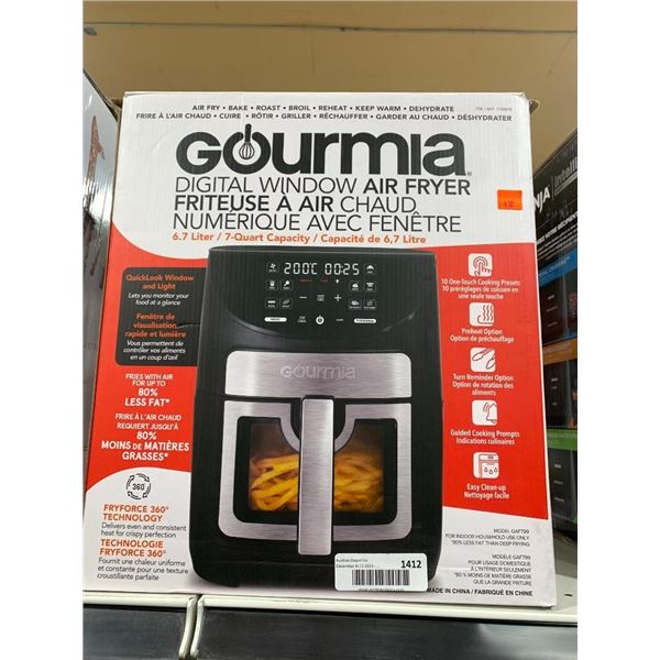 Gourmai Digital Drawer Style Air Fryer with Viewing Window