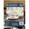 Image 2 : Huntignton Mikasa 16 piece porcelain dinnerware set