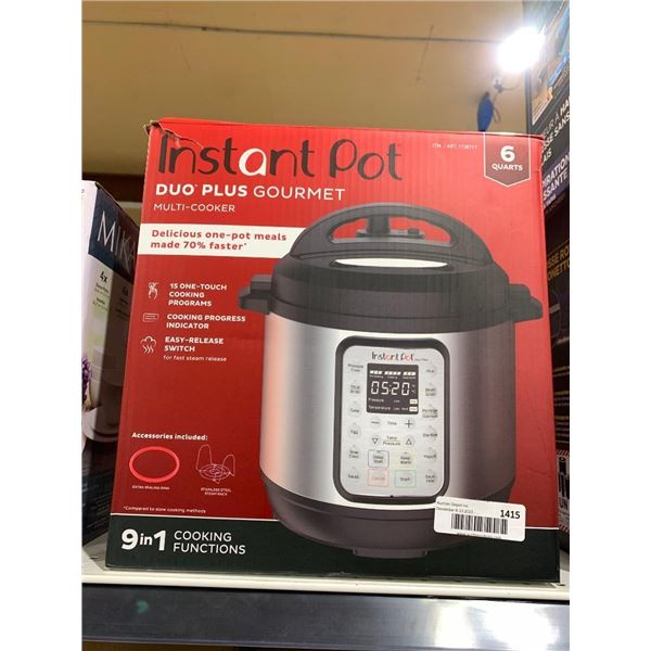 Instant Pot Duo Plus Gourmet Multi Cooker