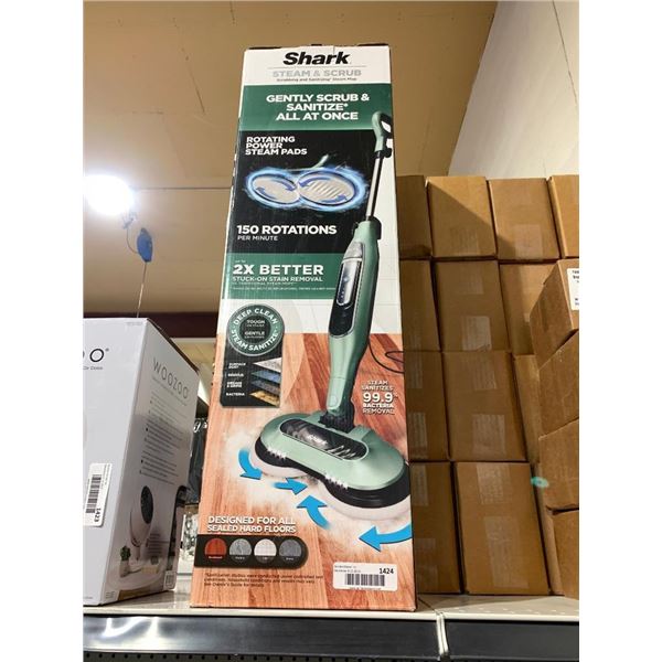 Shark S7000C Steam & Scrub All-in-One Scrubbing and Sanitizing Hard Floor Steam Mop, Sage Green