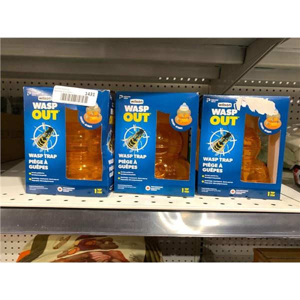 Wilson wasp out wasp trap x3