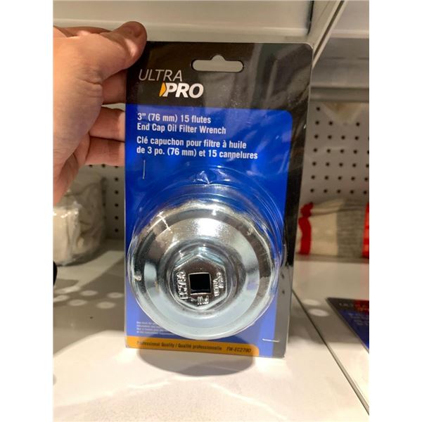 Ultra Pro 3" 15 Flutes End Cap Oil Filter Wrench